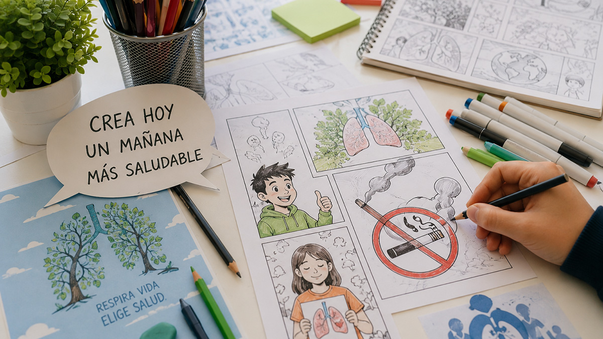 Concursos de cómic para concienciar sobre el tabaco y el vapeo